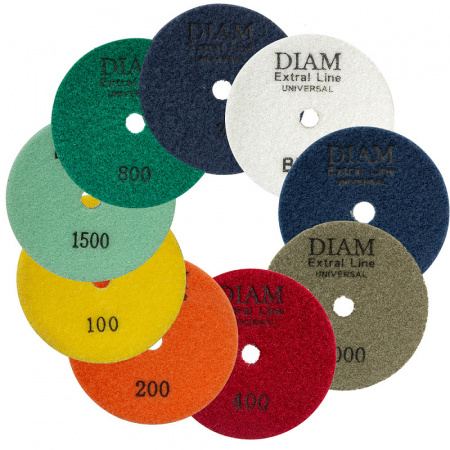 Алмазные гибкие шлифовальные круги Diam EXTRA LINE UNIVERSAL (мокрая/сухая)
