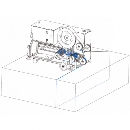 Машина канатной резки бетона TARS TDSJ-B6