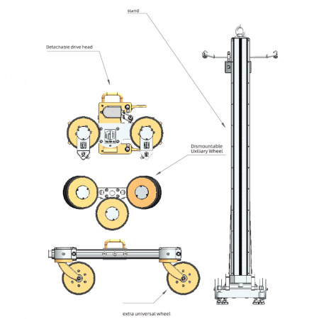 Канатная стенорезная машина TARS TDSJ-B3